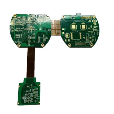 多層リジッド フレックス PCB - 緑色のはんだマスク